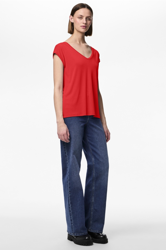 PCKAMALA TEE JRS NOOS BC 17095260 POPPY RED